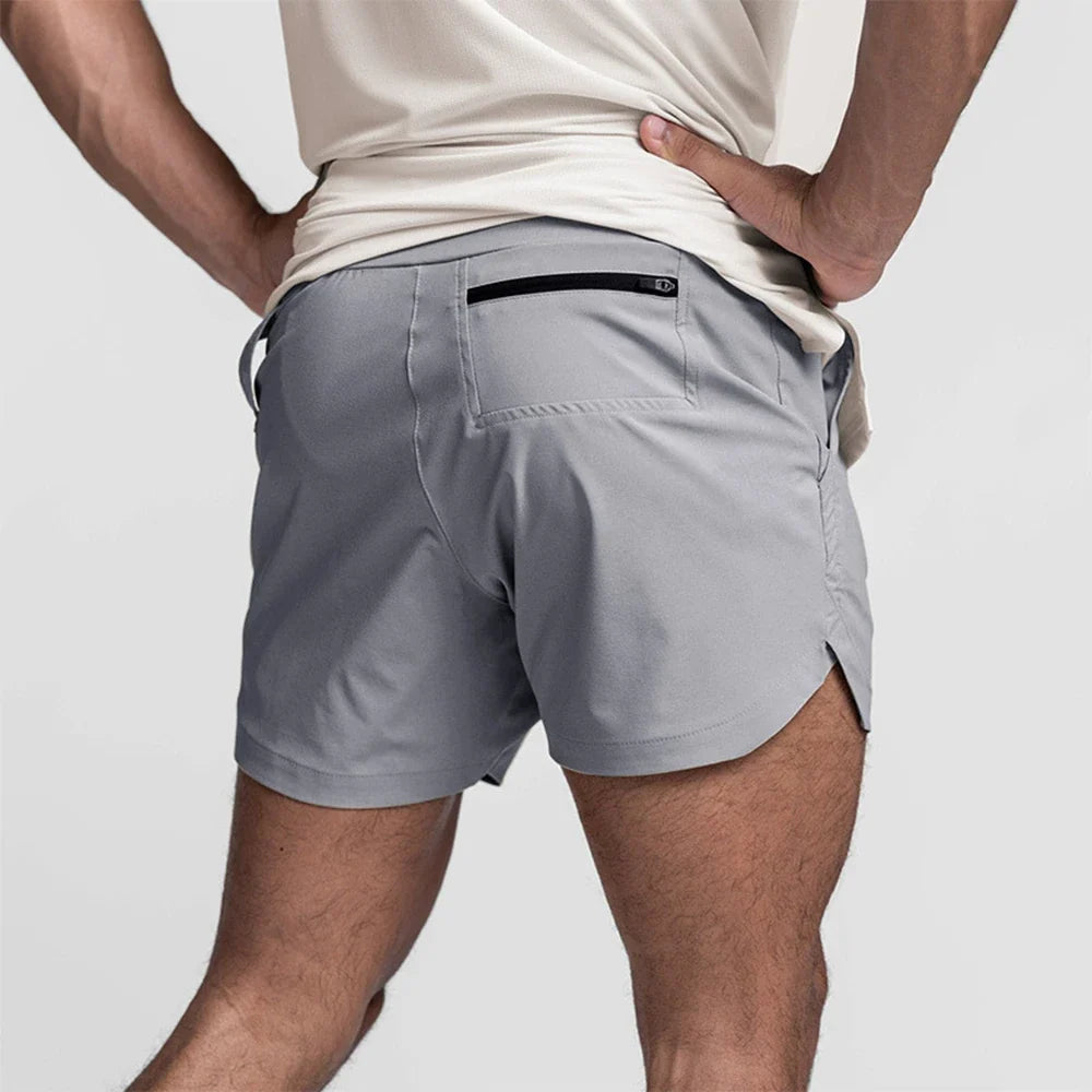 Mens Workout Fitness Shorts Summer Thin Breathable Jogger Shorts Gym Bodybuilding Quick Dry Leisure Running Shorts Soft Touch