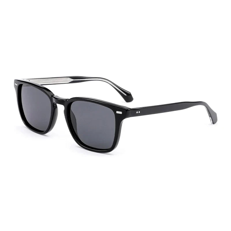 Acetate UV400 Polarized Sunglasses Prescription Custom Women Men  Square Optical Sun Glasses