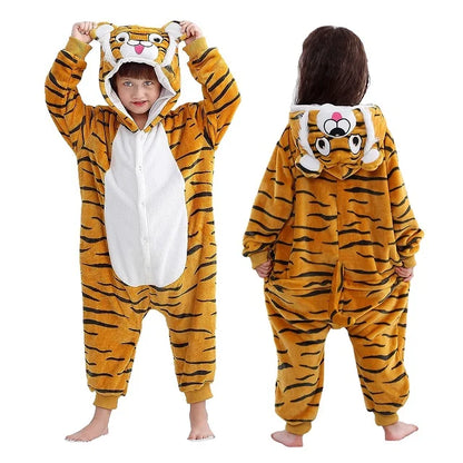 Capybara Anime Cosplay Costumes Kids Animal Cartoon Jumpsuit for Children Halloween Christmas Girls Boys Hooded Pajamas Onesies