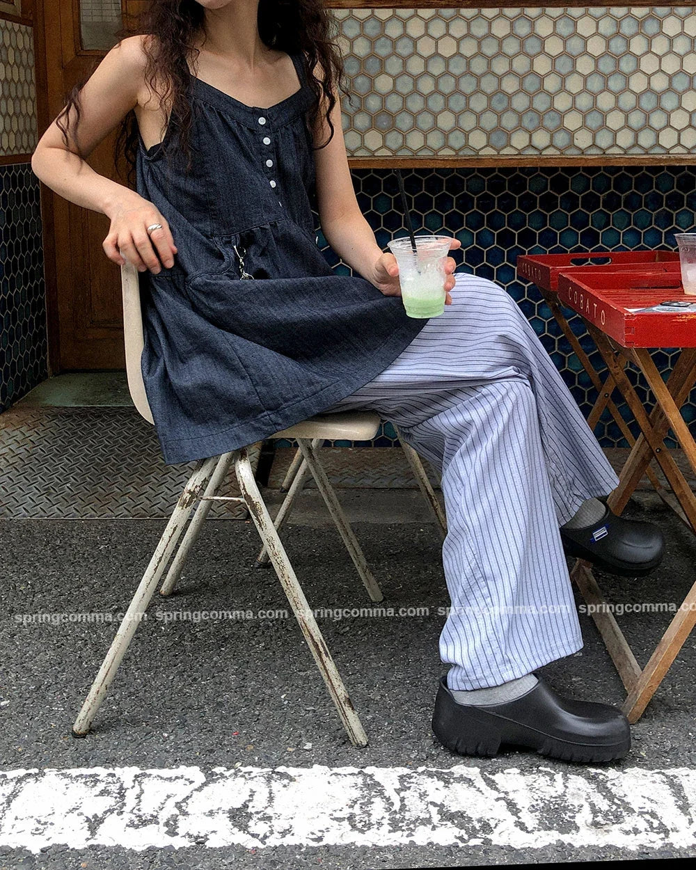 Korean Sle ort Denim Overalls Women's Faionable Summer Dr Vest Dr No Brand Commute Sle 00% Other Material