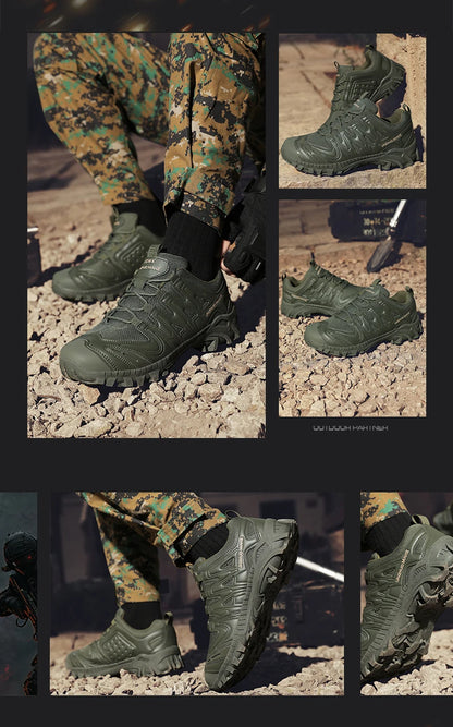 New Men Tactical Boot Combat Anti-Slip Brand Work Safety Shoes Breathable Special Force Army Boots Male Military Motorcycle Shoe