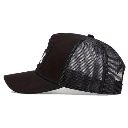 Unisex XX Tongue Sticking Embroidery Baseball Net Caps Spring Summer Outdoor Adjustable Casual Hats Sunscreen Hat