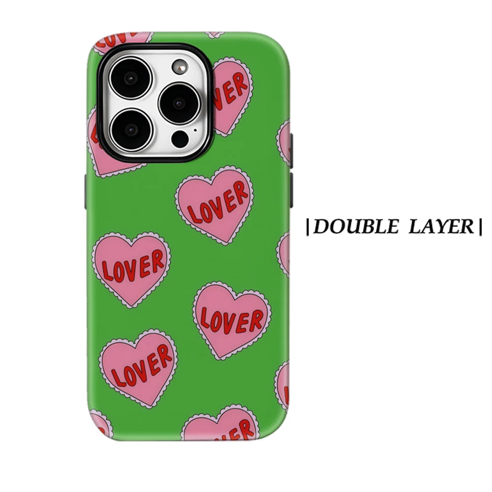 Lover Hearts GalorePhone Case for Magnetic  for IPhone 17 16 15 14 13 Pro Max Plus Single Double-layer Tough Case