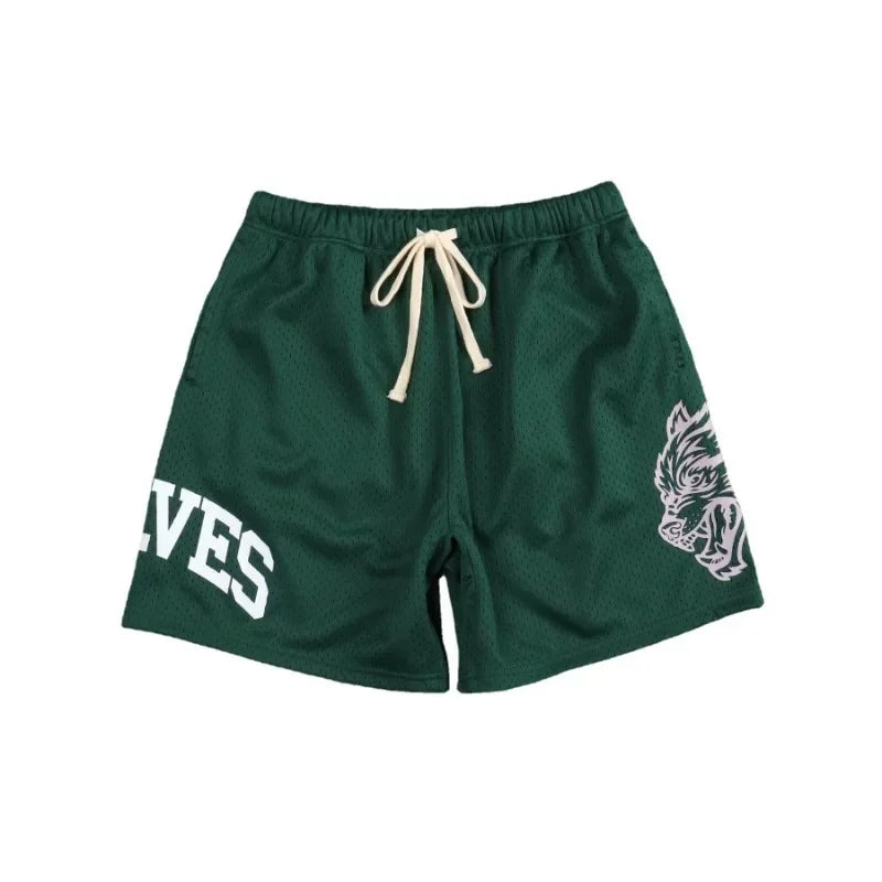 Mens Summer Streetwear Sports Casual Motorcycle Shorts Gym Fitness Mesh Quick Dry Running Beach Basketball Jogger Short Pants