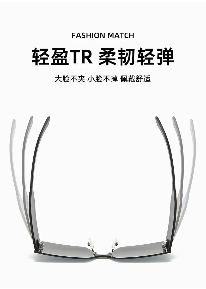 New Fashion Rimless Sunglasses Women Large Frame One Piece Sun Glasses Ladies Luxury Letter Coated Eyewears Gafas De Sol UV400