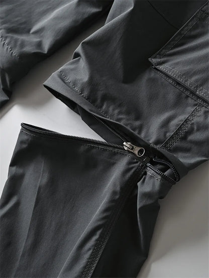 New Hiking Pants Outdoor Casual Cargo Pants Men Spring Summer Trousers/Shorts Outdoor Sport Trekking Camping Fishing Pants M-4XL