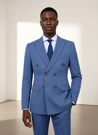 High Quality Elegant Man Suit 2 Piece Set Party Outfit Modern Wedding Dinner Suit for Men Stylish Business Office Suit