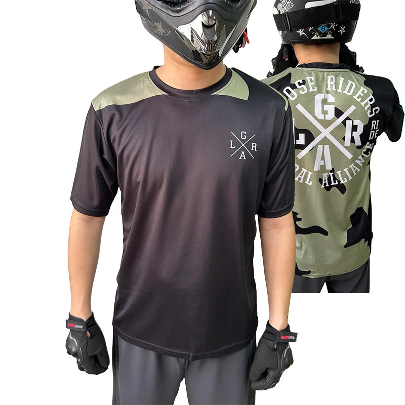 2026 Motocross Jersey Loose Rider Shirt Enduro MTB Downhill Jersey BMX MX Bicycle DH Maillot Ciclismo Hombre Jersey