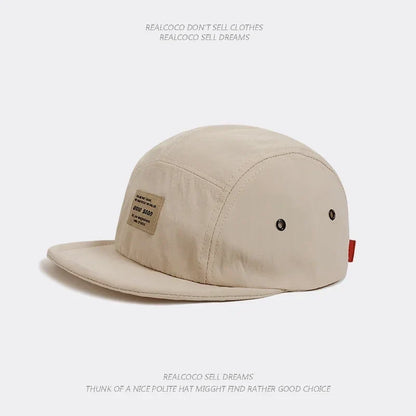 Japanese Quick-drying Breathable Short Brim Baseball Cap Men Women Face Small  Foldable Soft Top Hip-hop Cap Women Soft Brim Hat
