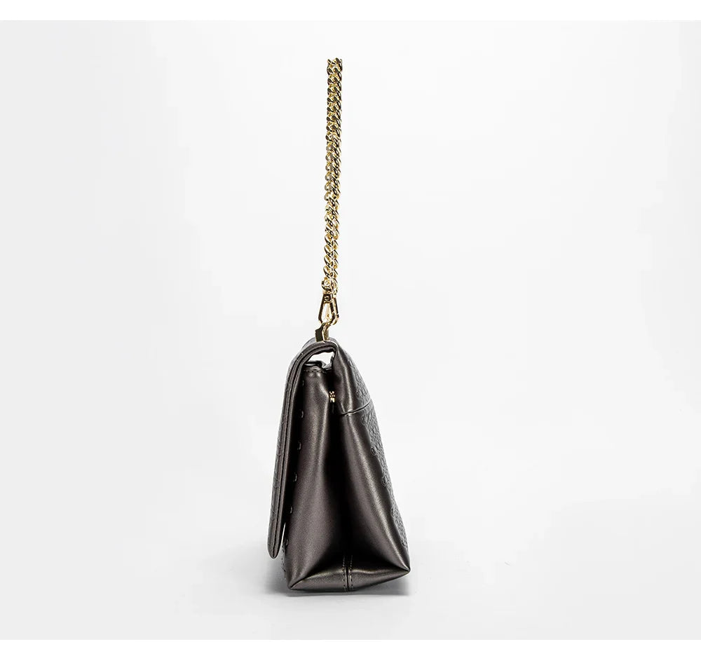 Women's Bag Popular Vintage Style Fashion Classic Printed Female Shoulder Bag Simple and Elegant Basic Ladies Commuting Handbag