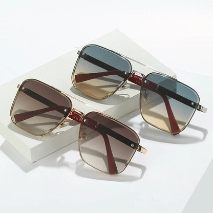2023 Luxe Square Sunglasses For Men Vintage UV400 Sunglasses Women Trendy Fashion Sun Glasses Retro Gafas De Sol Hombre Lunette