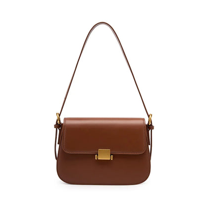 Cowhide Women's Bag 2024 New Genuine Leather Fashion Women Shoulder Bags High Quality Luxury Female Crossbody Bag 2126