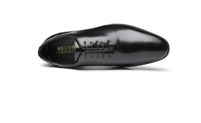 Large Size Men's Shoes New High Quality Cowhide Memory Foam Stitching Soles Business Dress Shoes Men Genuine Leather Shoes