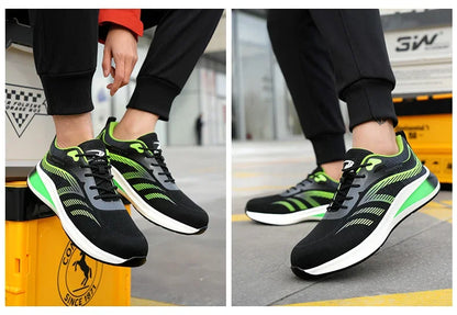 iron toe safety shoes for men women good quality work shoes with protection puncture proof working sneakers with metal toe boots