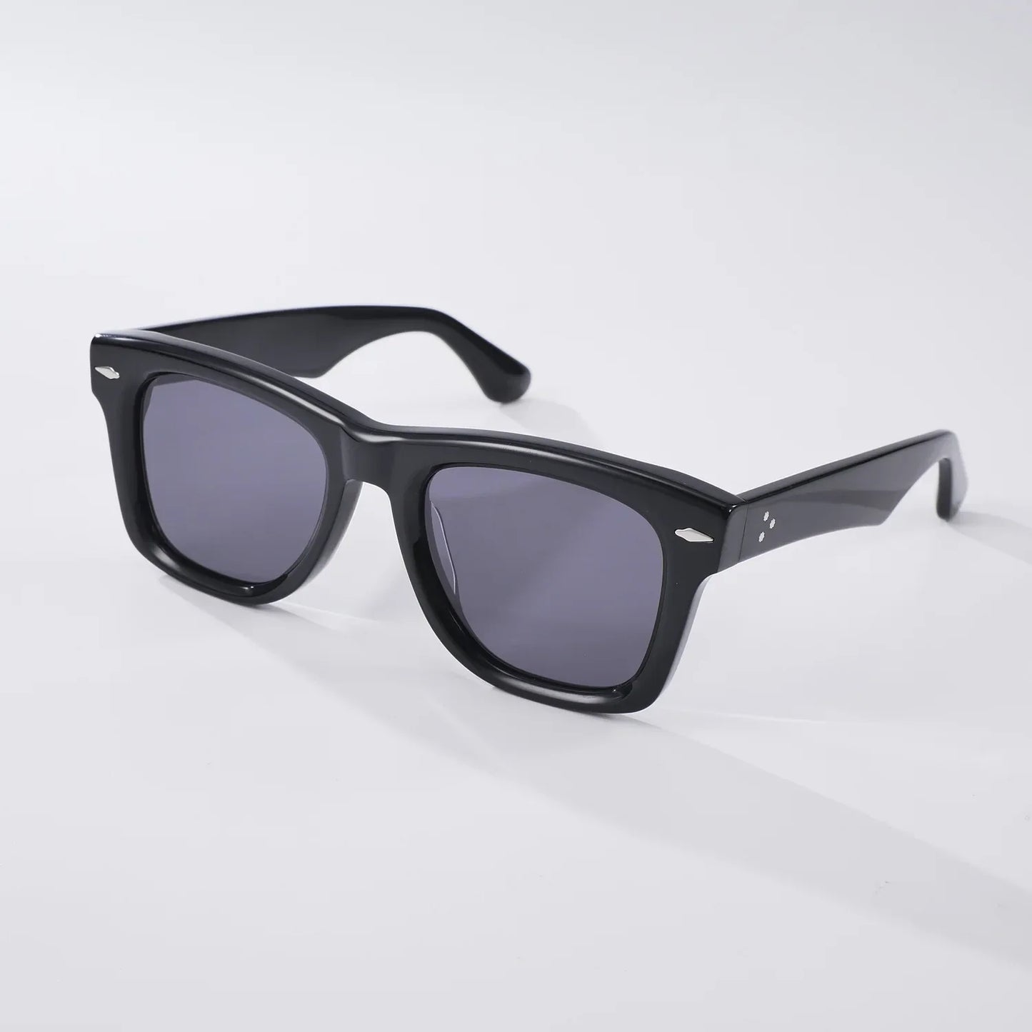 Fashion High Quality Handmade Acetate Man Square Sunglasses Outdoors UV Protection Women SUN GLASSES Support Prescription Lenses
