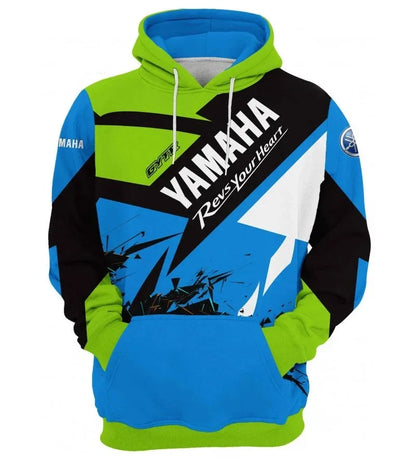 2026 Hot Selling Yamaha 3D Printed Hoodies, Spring and Autumn Men's and Women's Sweatshirts, Harajuku Street Jackets, Sports Top