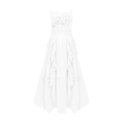Girls Dresses Children Formal Wedding Party Pageant Gown for Special Occasions Graduation Ceremony Dress Flower Girl Clothes