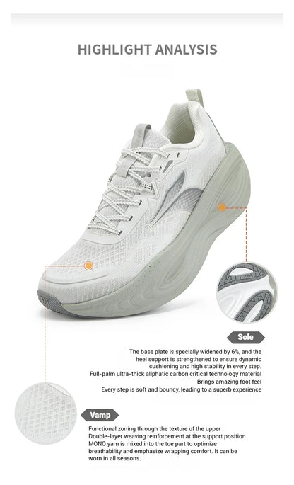 5 Men Running Shoes New Cushioning Thick-soled Breathable Non-slip Outdoor Jogging Male Sneakers 672532212