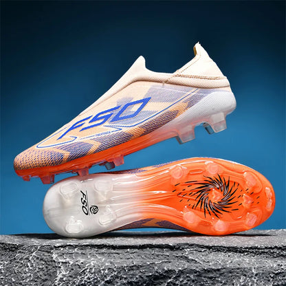 New Men Football Boots High-quality Soccer Shoes Sneakers Match Indoor Non-Slip Grass Cleats Mid-top Light Hot-selling Outdoor