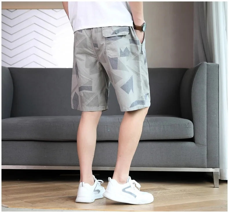 Big Size Men's Casual Shorts Light Weight Cotton Shorts Summer Running Breathable Sweat Shorts