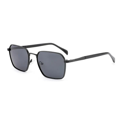 Trend Polarized Prescription Sunglasses Men Popular Metal Uv400 Protection Pilot Corrective Sun Glasses
