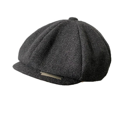 Vintage Men's Newsboy Cap With Blades Peaky Hats Women Men Berets Classic Woolen Octagonal Caps Casual Gatsby Flat Hat NZ297
