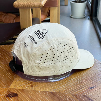 Quick Dry Short Brim Baseball Cap Men Women Lightweight Breathable 5 Panel Hat Outdoor Sports Running Cycling Camp Cap Gorras