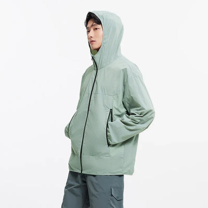 Sun Protection Jacket Men Lightweight Cool Feeling Triple Protection Hooded Top 2025 New Summer Jacket for Outdoor