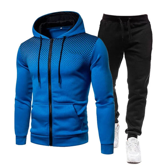 New autumn and winter trend sportswear men camouflage hoodie sweatpants 2 piece sportswear 3d ink jogging youth popular suit