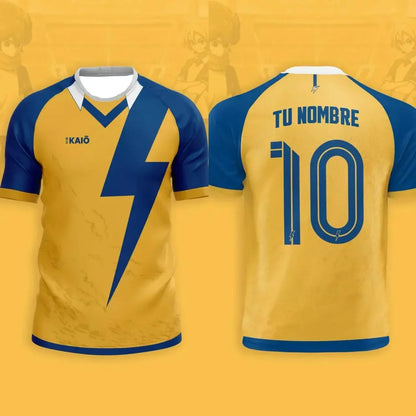 Japan Soccer Anime Men T shirt Jersey Inazuma Eleven Kaio Boys Girls Clothes Sports Casual Quick-Drying Oversized Daily Training