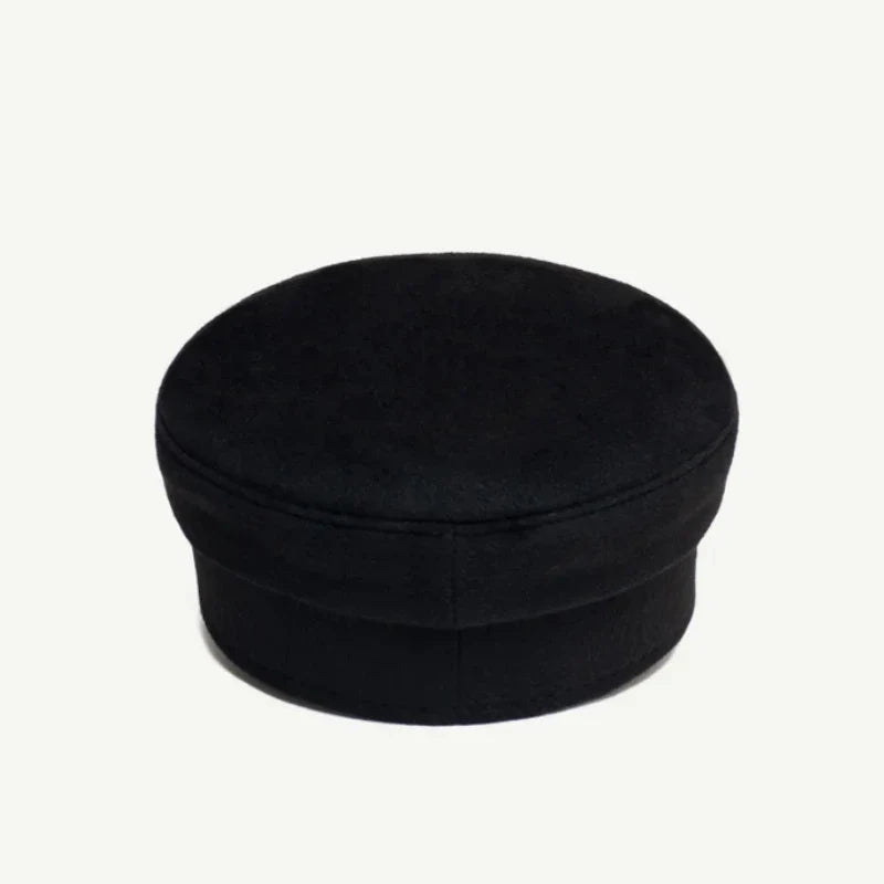 New  Women's Fashion Flat Cap British Retro Newsboy caps with Earrings Pierced Baker Boy Cap