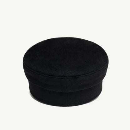 New  Women's Fashion Flat Cap British Retro Newsboy caps with Earrings Pierced Baker Boy Cap