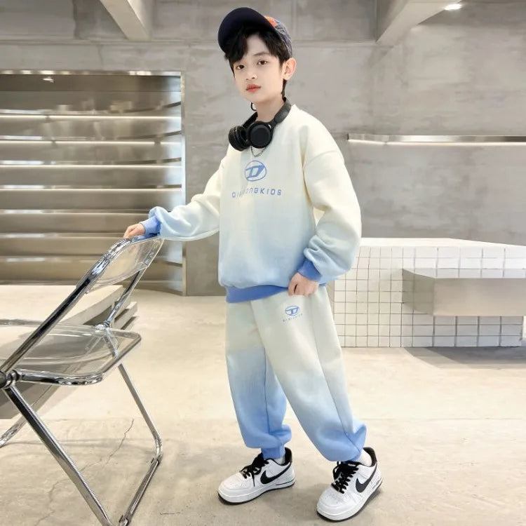 Sweatshirt Set Children's Clothing Boy Suit Costume 8 10 Year Old Clothes Boys Kids Junior Boys' Autumn Winter Child Sets Outfit
