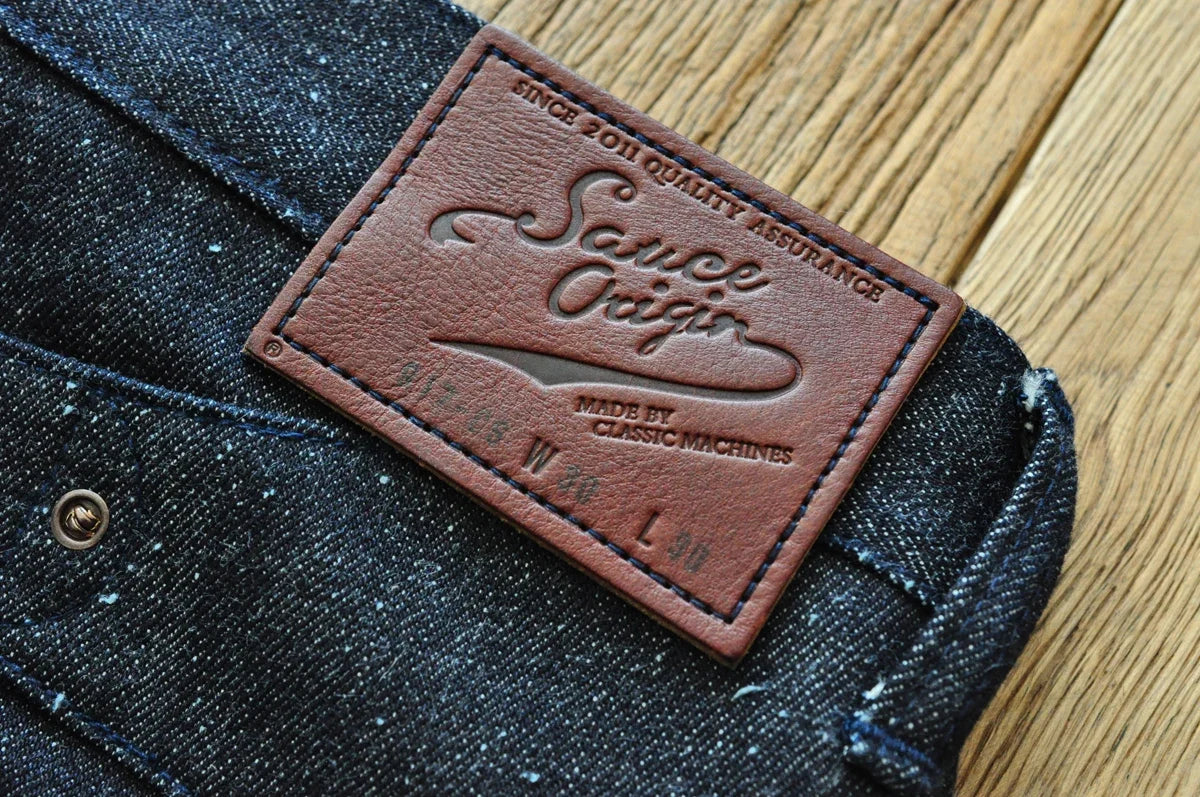 Men Jeans Sanforized Selvedge Raw Denim Denim Jeans for Men Linum Silver Button Cotton Wide Leg Loos Fit