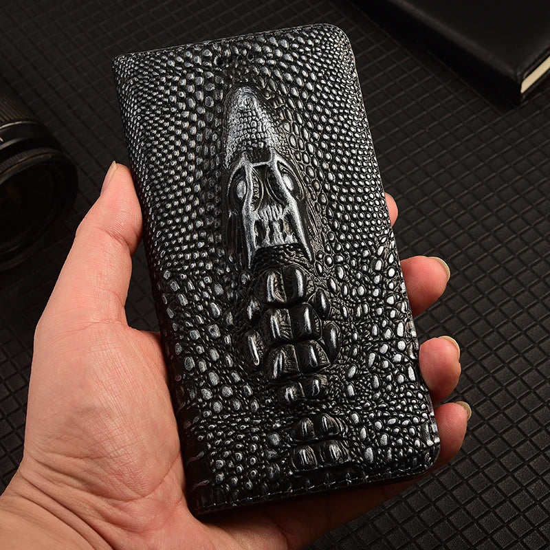 Luxury Genuine Leather Case for iPhone 17 AIR 16 E 15 14 13 12 11 Pro Max Plus Mini flip Magnetic slot Wallet Cover coque.