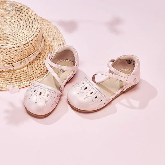 Baby Girls Sandals Summer Lovely Leather Shoes Children's Sweet Pink Princess Shoes Party Outdoor Cool DB2252222