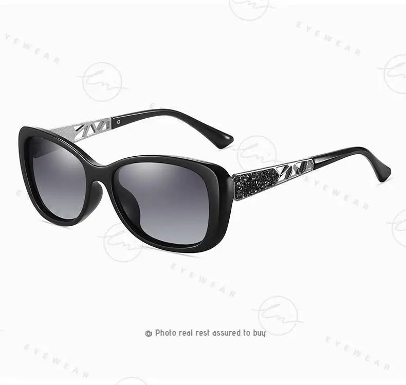 2024 Women's Sunglasses Gradient Polarized Lens Luxury Design Ladies Elegant UV400 Fashion Eyewear Lunette De Soleil Femme