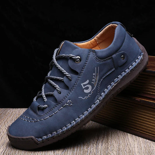 Men Leather Casual Shoes Outdoor Comfortable High Quality Fashion Soft Homme Classic Ankle Non-slip Flats Moccasin Trend