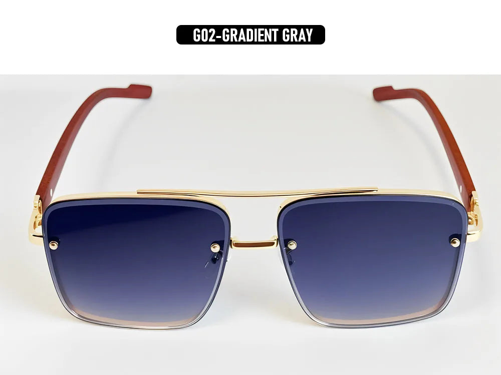 UV400 Protection Square Sunglasses Women 2026 Luxury Brand Design Sunglass Men Vintage Fashion Glasses Dropshipping Gafas De Sol