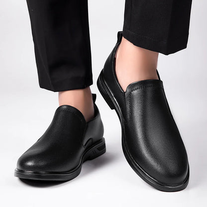 Italian Man Casual Leather Shoes Classic Summer Flat Designer Outdoor Walking Loafers Antiskid Driving Minimalist Shoes for Men