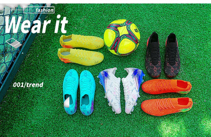 New Men's Football Boots Cleats Non-Slip Sneakers Training Soccer Shoes Top Quality FG Wholesale Drop Shipping Unisex Adult