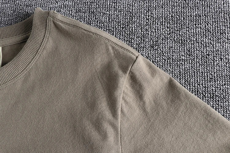 Summer New American Retro Short-sleeved O-neck Rhino Printed T-shirt Men's Fashion Simple 100% Cotton Washed Casual Sport Tops