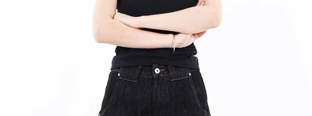 American Retro Deconstructed Bla Knife  Jeans Women's Loose Silhouette Wide Leg Floor Length Trousers Casual High Waist...