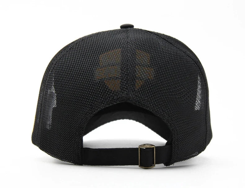 Summer Men Mesh Baseball Cap Outdoor Sport Letter Snapback Hat for Women Unisex Breathable Caps Hip Hop Trucker Hats Summer Men