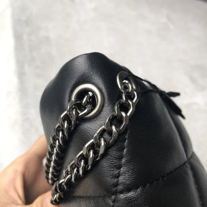 Elegant Women Chain Bag Soft Sheepskin Genuine Leather Handbag Ladies Fashion Single Shoulder Bag Designer Messenger Bag