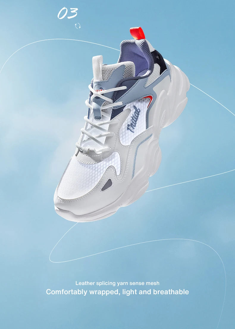 Men Sport Shoes Breathable Stitching Retro Casual Thick Bottom Height Increasing Male Sneakers 672326774