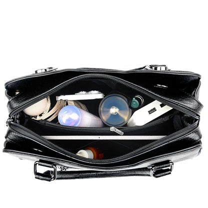Women Bags Luxury Handbags Fashion Totes Ladies Shoulder Bags High Quality PU Leather Casual Totes Top Handle Shoulder Messenger
