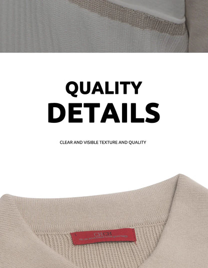 Summer Men's Polo Clothing Luxury T Shirt Casual Short Sleeve Drapped Loose Basic Splice Shirt Popular Knitwear