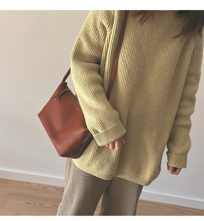 2026 New Genuine Leather Versatile Women's Small Bag Soft Cowhide Lightweight Shoulder Crossbody Bags
