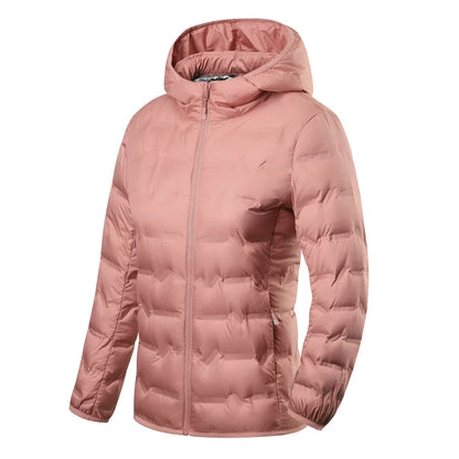 Winter Warm Down Jacket Women Hiking Camping Climbing Trekking Graphene Lining Coat Duck Down Lightweight Padding Jackets
